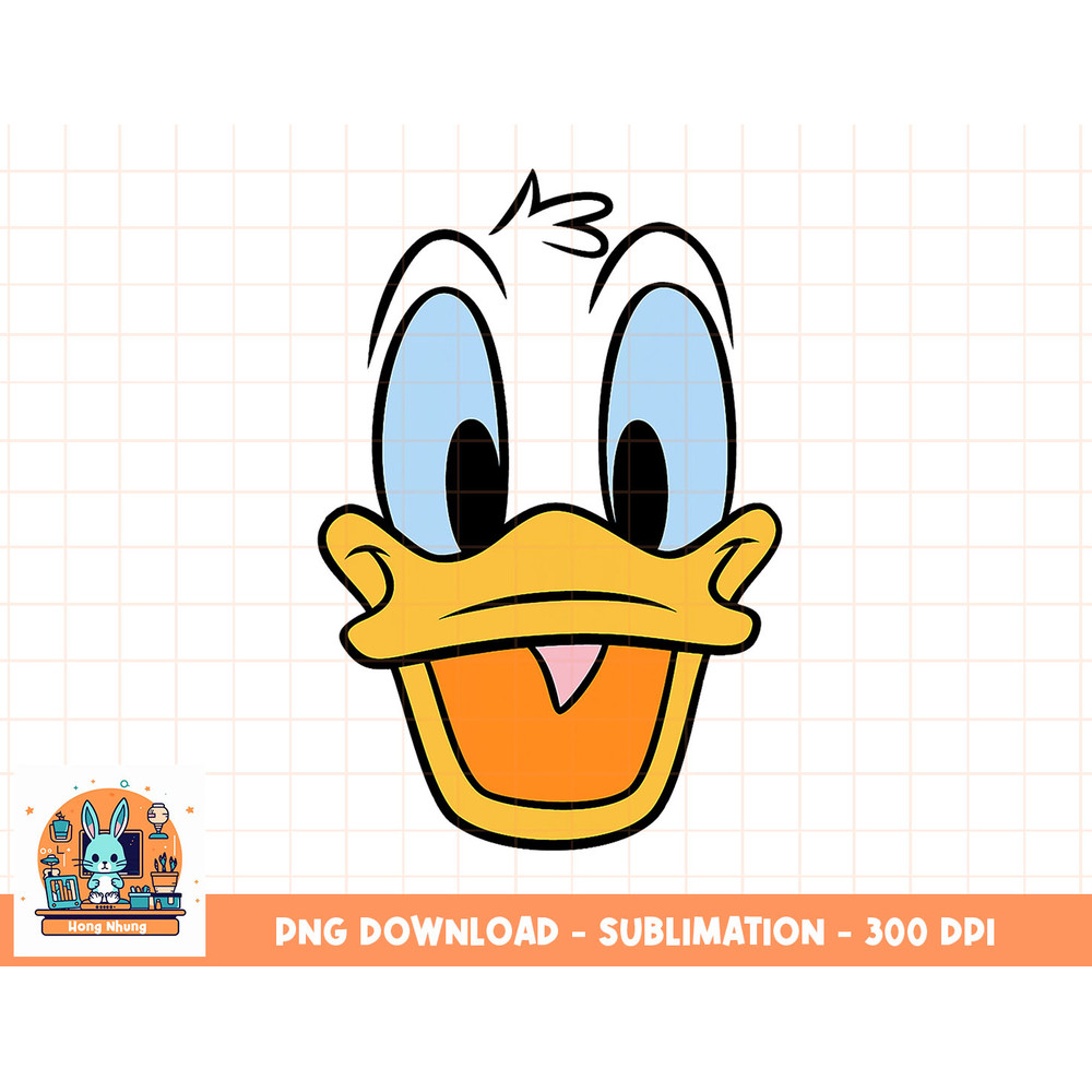 Disney Donald Duck Big Face png, sublimation, digital download.jpg