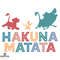 Disney Animal Kingdom Hakuna Matata SVG Graphic Design Files
