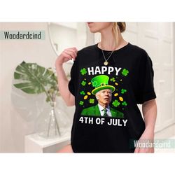 happy 4th of july confused funny joe biden st patricks day t-shirt, fjb st patricks t shirt, saint patricks shirt, biden