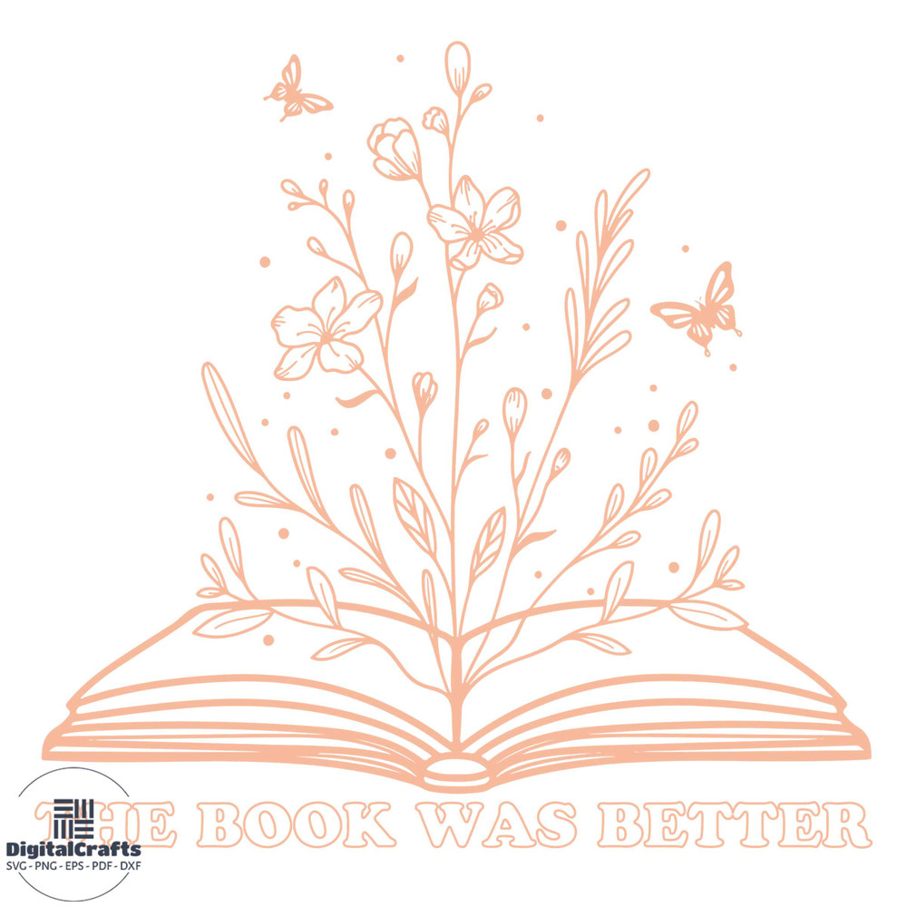 Lets Go Girls The Book Was Better SVG Graphic Design Files