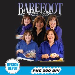 barefoot contessa vintage style png, gift for fans, bootleg retro 90's png, barefoot contessa png