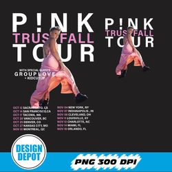 Pink Trustfall Tour 2023 Png, Pink Tour Png, Trustfall Tour Png, Pink Tour Png