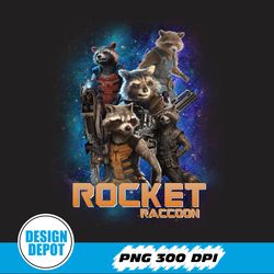 Starlord Guardians of the Galaxy Rocket Raccoon Vintage Png, Rocket Raccoon Png