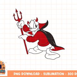 disney donald duck little devil halloween png, sublimation, digital download