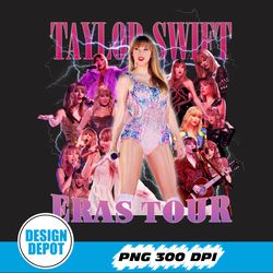 Music Country Png, Gift For Fan, The Eras Tour 2023 Png, Ts Swiftie Concert Png, Swiftie Vintage 90s Style Png