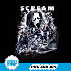 Scream Png, Scary Movie Png, Halloween Party Png, Halloween Png, Ghostface Png, Scream Vintage Halloween Png, Horror Png