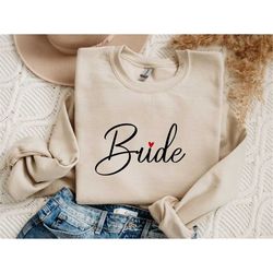 bride jumper, bride to be sweatshirt, bachelorette crewneck, bride top, bridal shower outfit, bride sweater, future mrs.