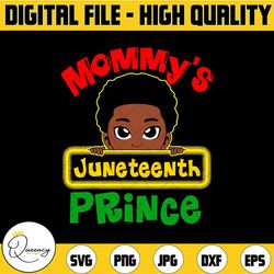 mommy's juneteenth prince black boy png, black boy png, pride african american png, juneteenth celebrate png