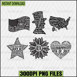 4th of july bundle png, 4th of july png bundle, freedom png bundle, red white blue png,fourth of july sublimation