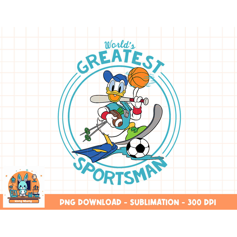 Disney Donald Duck Sportsman Father s Day png, sublimation, digital download.jpg