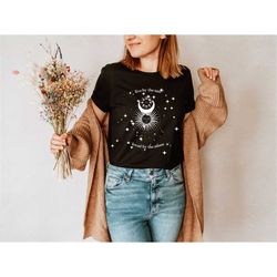 celestial shirt, moon t shirts, moon graphic t shirt, moon phase astrology top, astronomy tee shirt, garment dyed, boho,