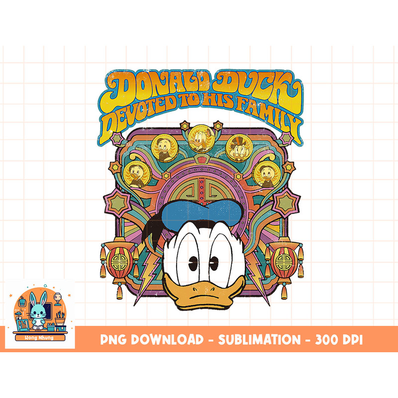 Disney DuckTales Donald Duck Devoted to His Family Retro png, sublimation, digital download.jpg