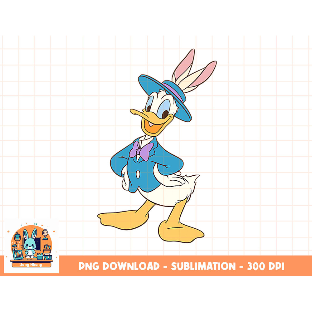 Disney Easter Donald Duck png, sublimation, digital download.jpg