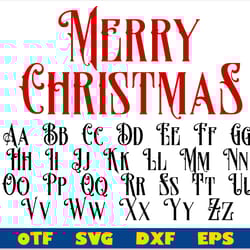 christmas font otf, christmas font svg cricut, christmas monogram svg, christmas letters svg, christmas svg cricut