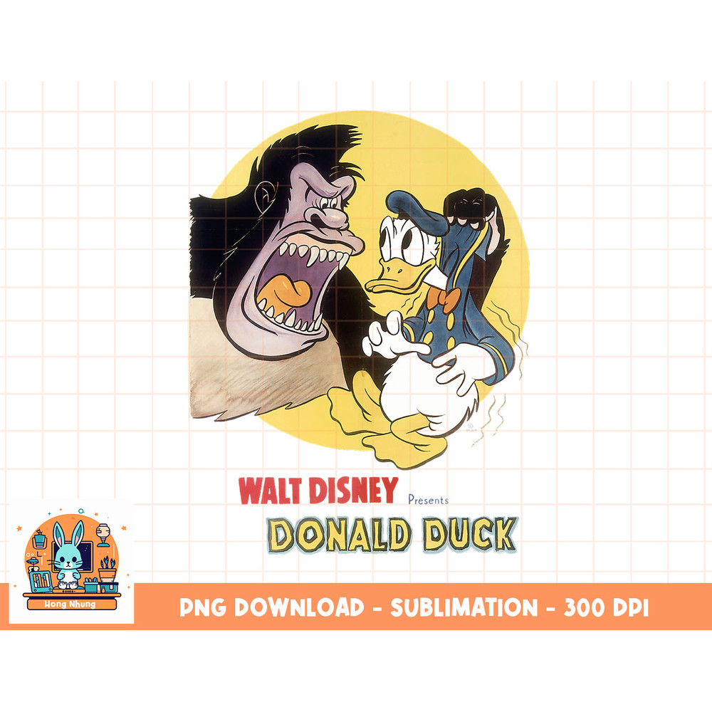 Disney Mickey And Friends Donald Duck And The Gorilla png, sublimation, digital download.jpg