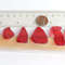 top drilled red seaglass