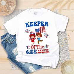 keeper of the gender shirt, pregnancy announcement, gender reveal party, happy 4th of july shirt, american baby announce