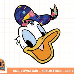 disney mickey and friends donald duck patterned hat portrait png, sublimation, digital download