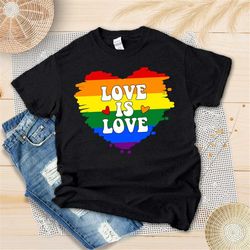 love is love shirt, lgbt shirt, pride shirt, lesbian gay shirt, love is love tee shirt , love is love tshirt, rainbow sh