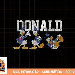 disney mickey and friends donald duck pose lineup png, sublimation, digital download