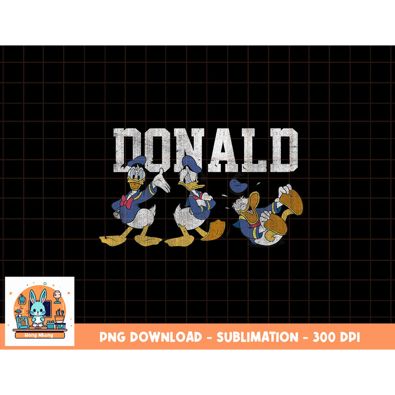 Disney Mickey And Friends Donald Duck Pose Lineup png, sublimation, digital download.jpg