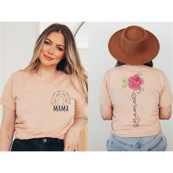 floral arch mama sweatshirt, mothers day hoodie, mother's day gift, new mum gift, mother to be boho t-shirt, mom to be b