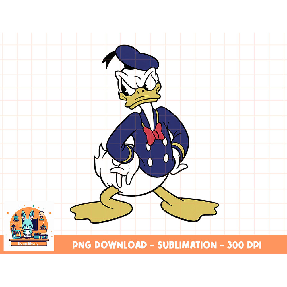 Disney Mickey And Friends Donald Duck Vintage Portrait png, sublimation, digital download.jpg