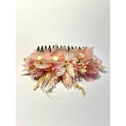 wedding accessories - decorative hair comb and pin  - hair accessories - bride hair comb with dried flowers - bridesmaid