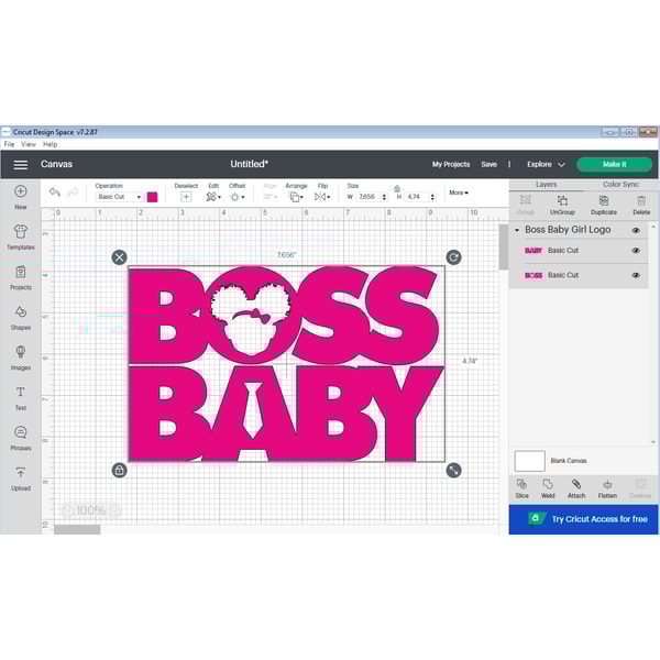 African American Boss Baby Girl & Boss Baby Girl Font & Logo | Inspire ...