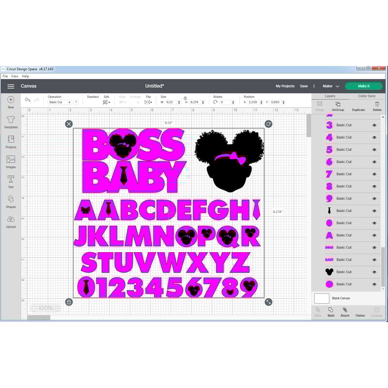 Afro Boss Baby Girl Font 88.png