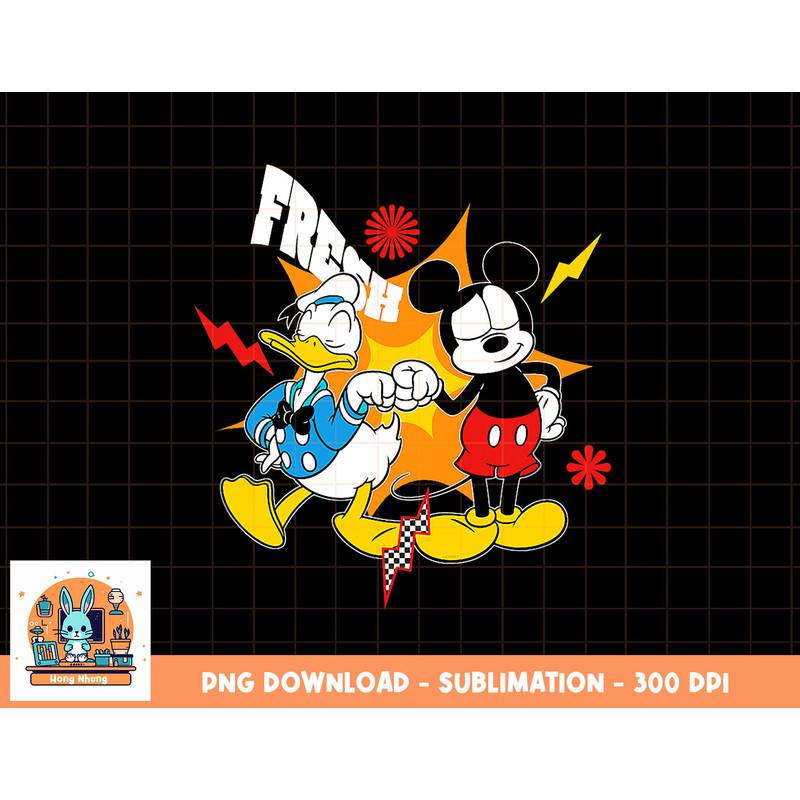 Disney Mickey Friends Mickey Mouse and Donald Duck Fresh png, sublimation, digital download.jpg
