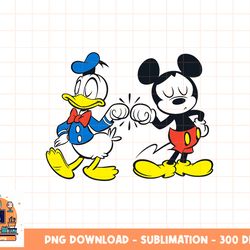 disney mickey mouse and donald duck best friends outline png, sublimation, digital download