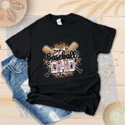 baseball dad shirt, happy father's day shirt, baseball daddy shirt, t-ball dad life, best dad ever, baseball lover, dad