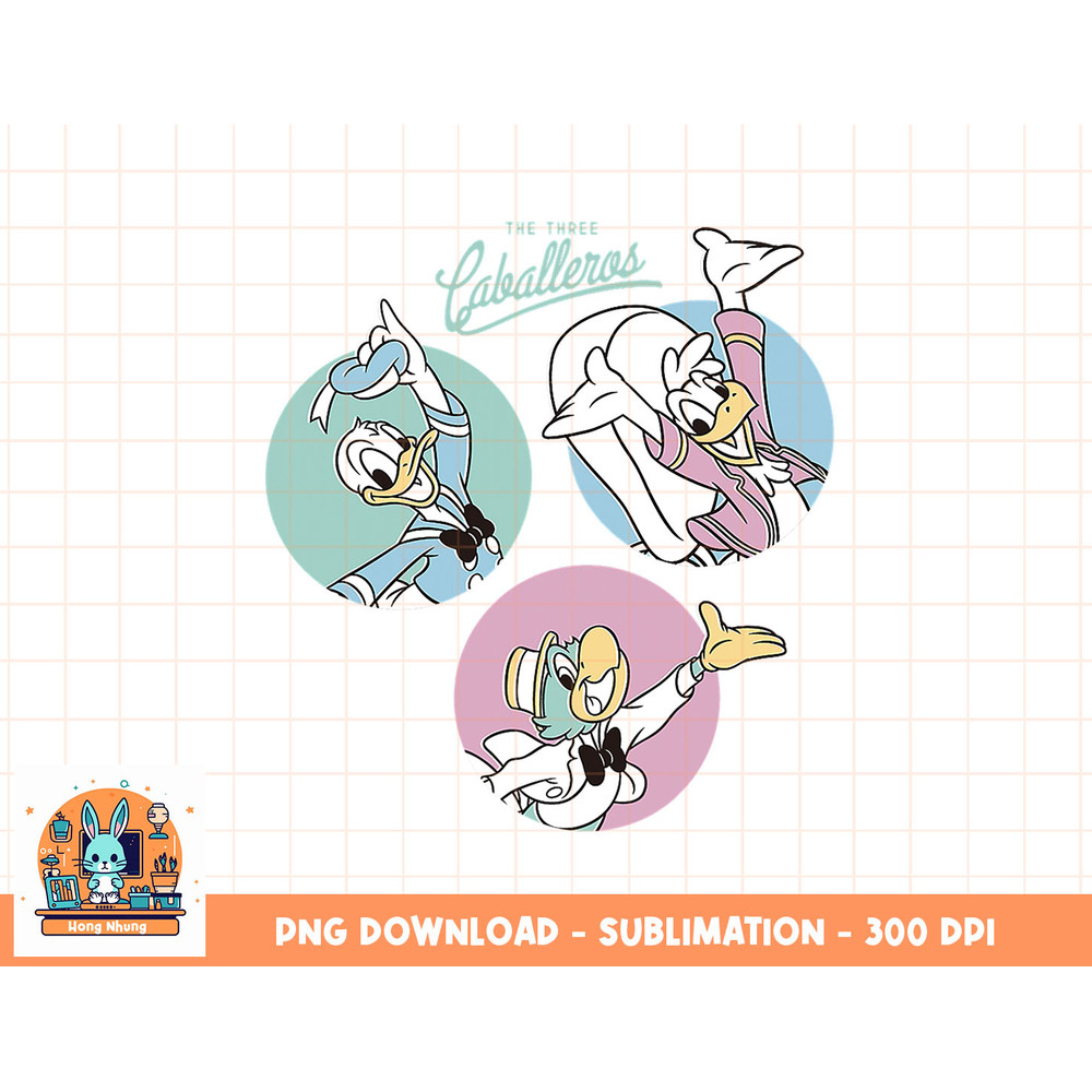 Disney The Three Caballeros 1944 Donald Duck png, sublimation, digital download.jpg