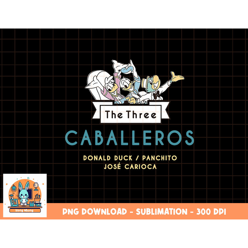Disney Vintage The Three Caballeros Donald Duck png, sublimation, digital download.jpg