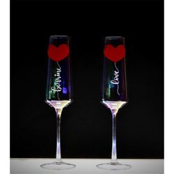 Valentine's Day Prosecco Glasses, Champagne flutes personalized Love  Be mine, Love Gifts, Anniversary Gifts, Couple Gif