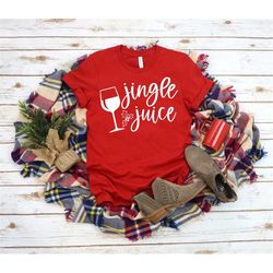 Jingle Juice Shirt, Spiked Eggnog, Wine Lover, Alcohol Drinker, Funny Christmas Shirt, Santa, Christmas Time, Cold AF, M