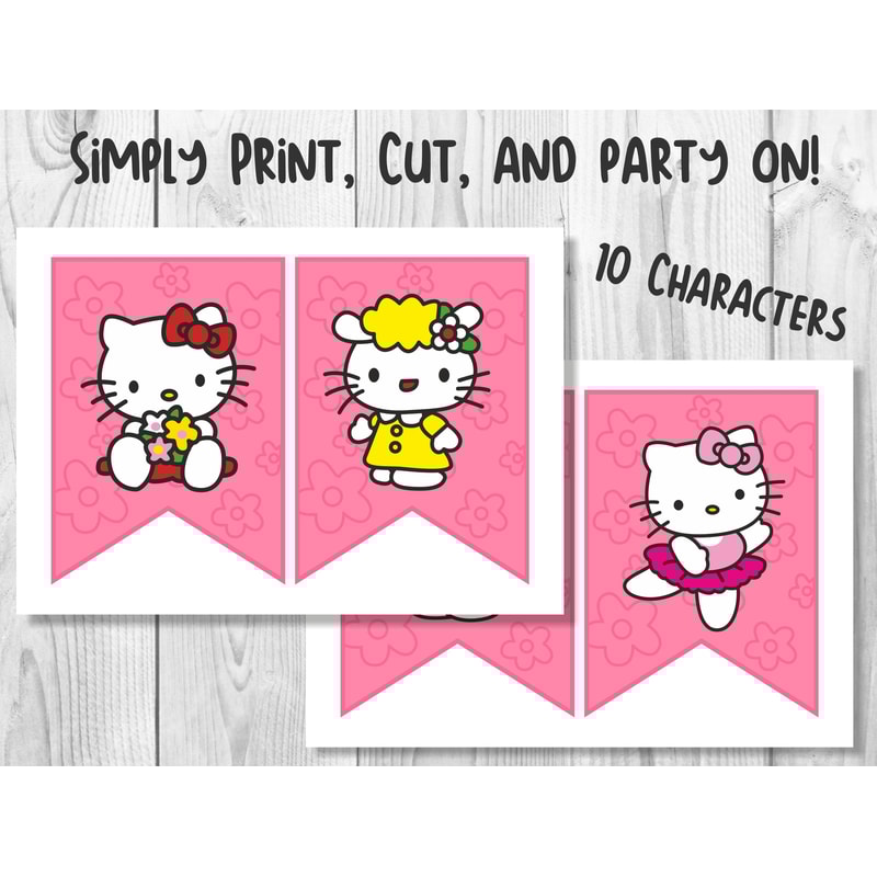 Hello Kitty Birthday Printable Banner 5.jpg