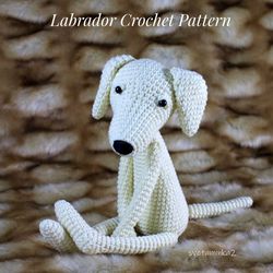 Labrador Retriever Amigurumi Crochet Dog Pattern