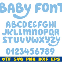 bluey font svg, bluey font otf, bluey letters svg, bluey alphabet svg, blue svg cricut, bluey font svg, bluey svg