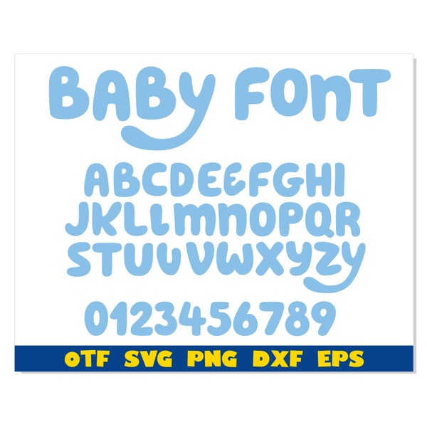 Bluey Font R Bluey Font SVG, Bluey Font OTF, Bluey letters SVG, Bluey Alp - Inspire ...