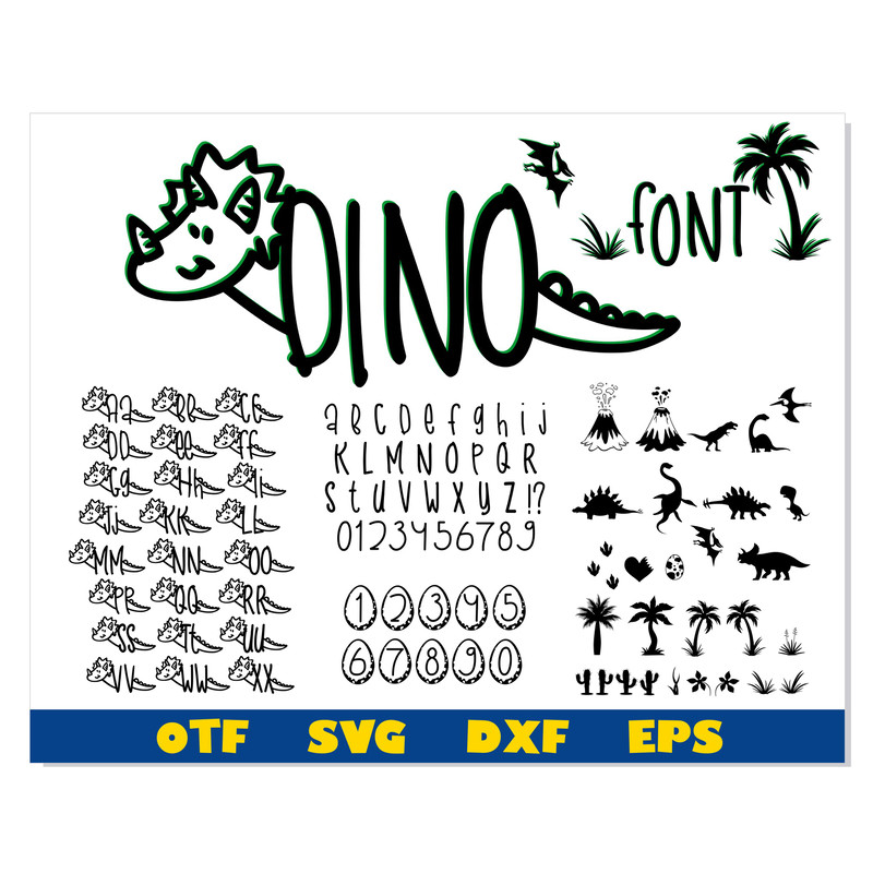 Dinosaur Font Bundle 1.jpg