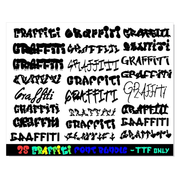 25 Graffiti Fonts TTF Graffiti Font Bundle Graffiti Lette Inspire 25-graffiti-fonts-ttf-graffiti-font-bundle-graffiti-lette-inspire