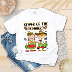 keeper of the gender cinco de mayo shirt, senor or senorita shirt, mexican festival, pregnancy announcement, gender reve