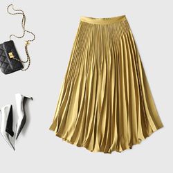 women's fashion sexy pleated skirt