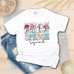 happy easter speech squad shirt - speech language pathologist - easter speech therapy - slp easter day shirt - speechie