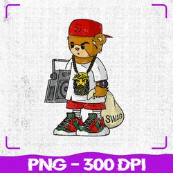 teddy bear png, rap hip hop png, lover clothing hipster png, sublimation, png files, sublimation png, png