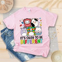 it's ok to be different autism shirt - autism puzzle squishmallow - autism awareness - squishmallow girl - squishmallow