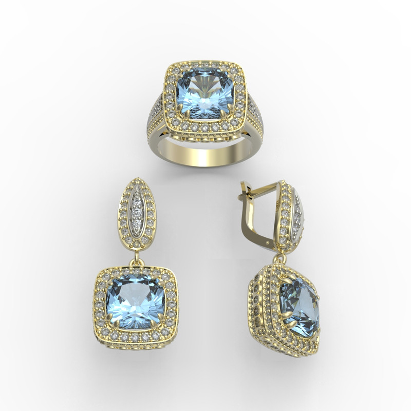 3d model of a jewelry ring and earrings with a large gemstone for printing (2).jpg