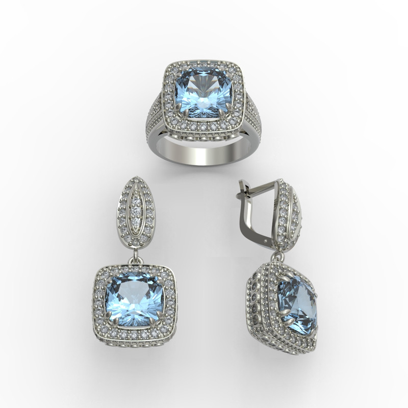 3d model of a jewelry ring and earrings with a large gemstone for printing (3).jpg